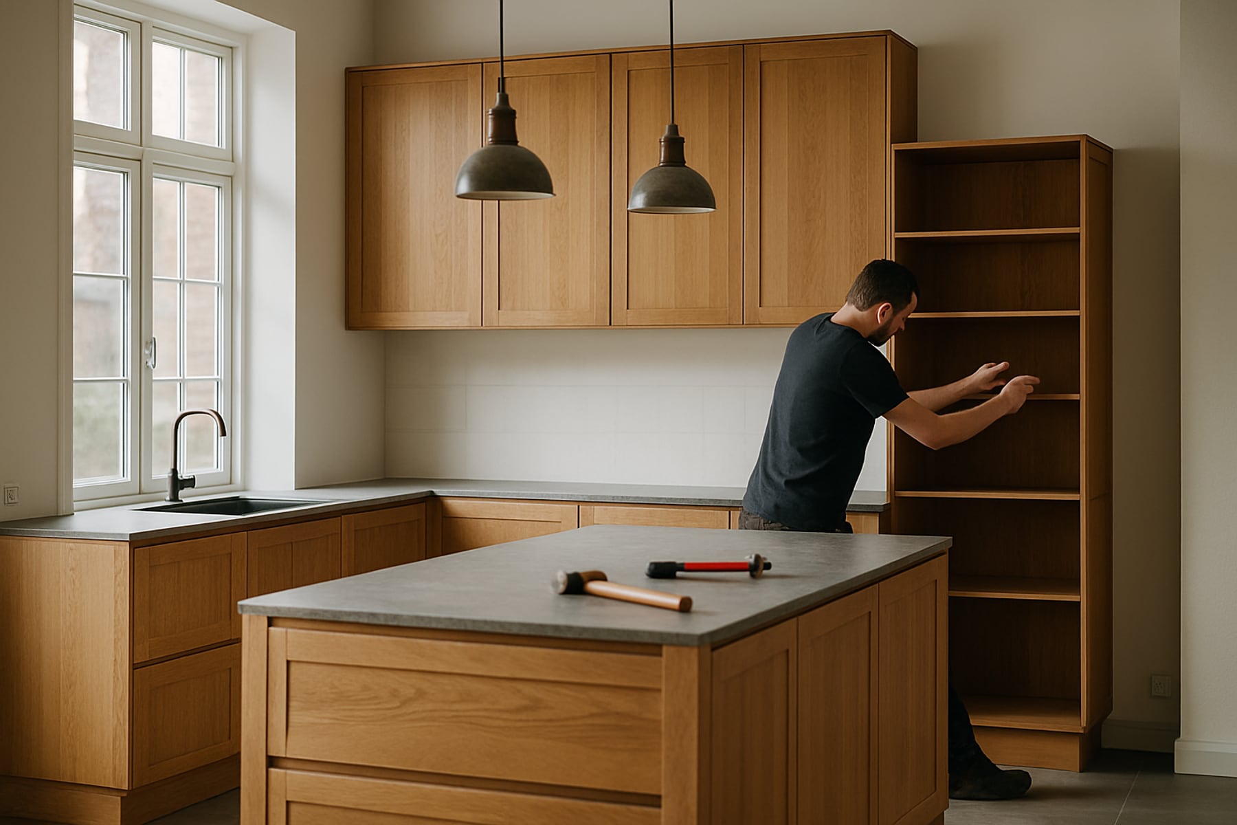 Holzdetails und Handwerksarbeit der Tischlerei Nagler