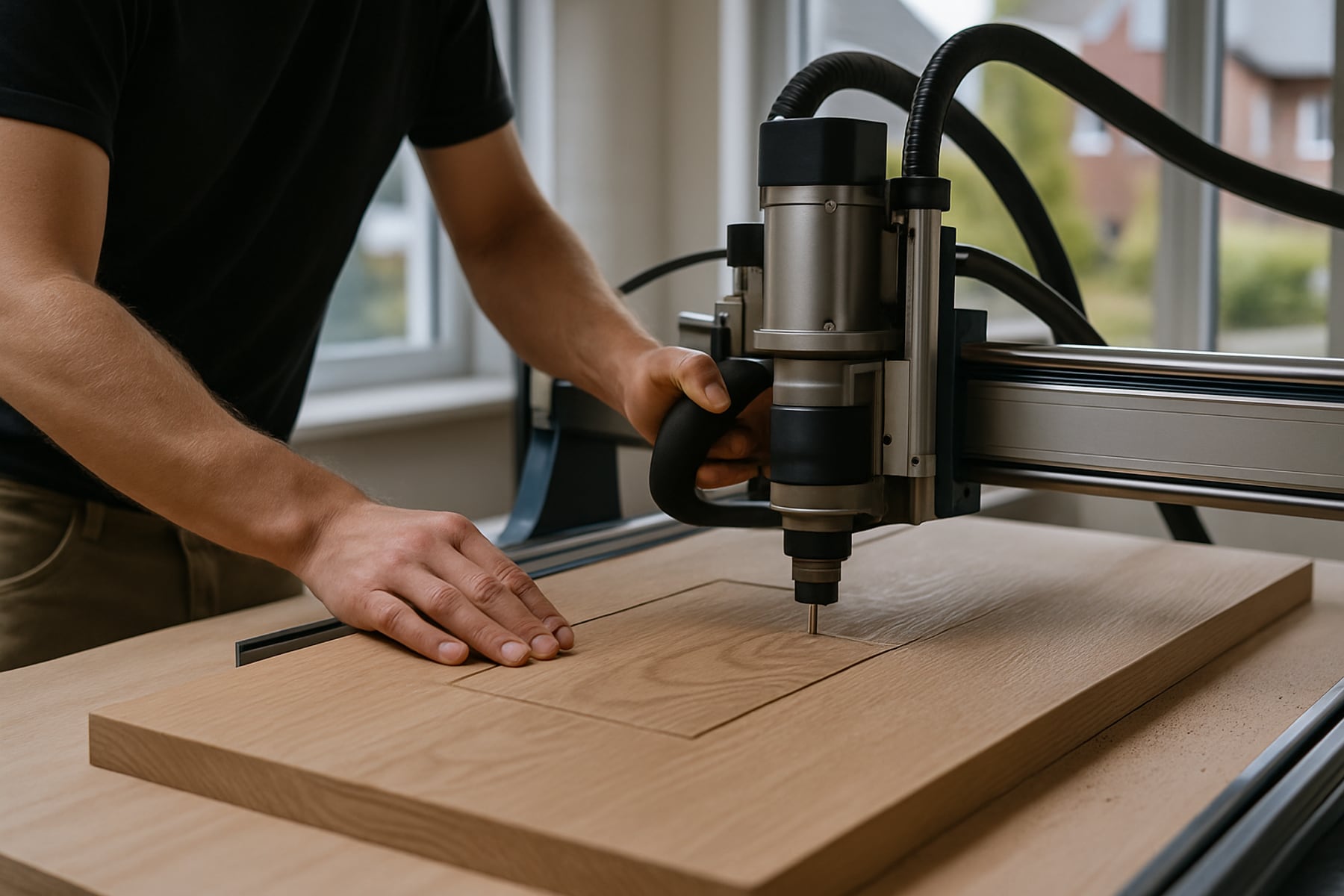 Maßgefertigter Einbauschrank aus Holz
